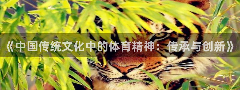 k1体育网址：《中国传统文化中的体育精神：传承与创新》