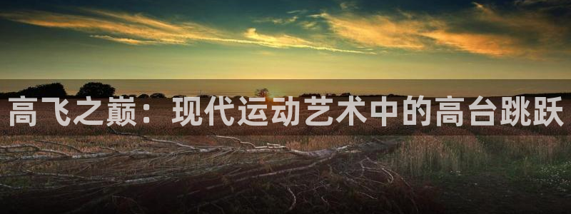 k1体育十年品牌值得信赖：高飞之巅：现代运动艺术中的高台跳跃